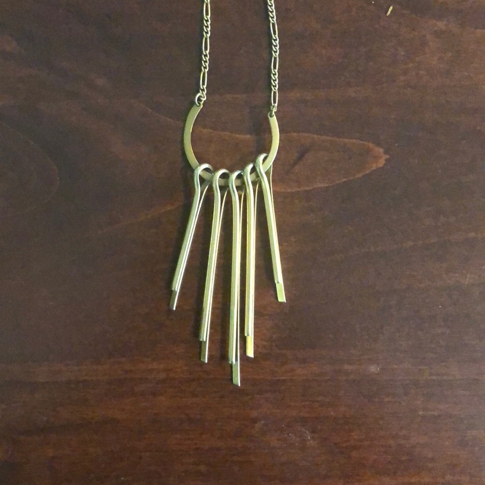 Long statement necklace